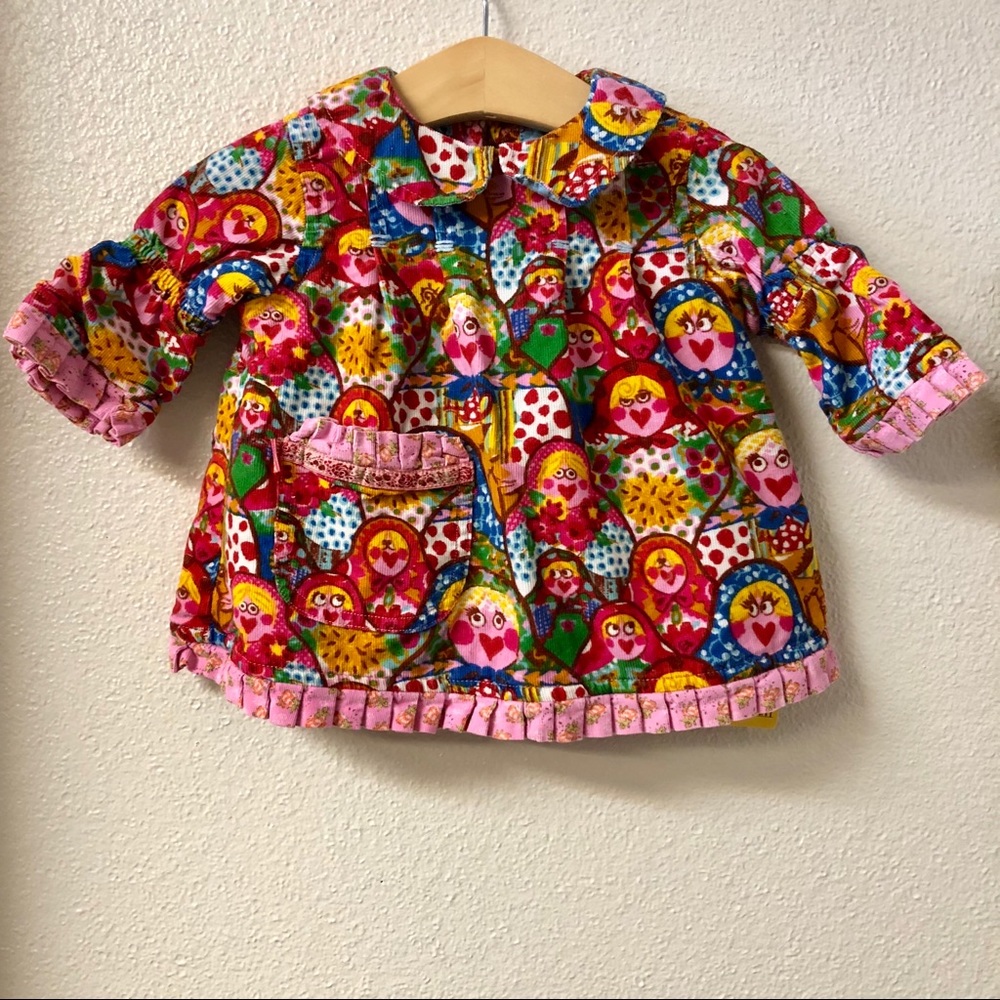 6 month Olly Corduroy Jacket Colorful and unique